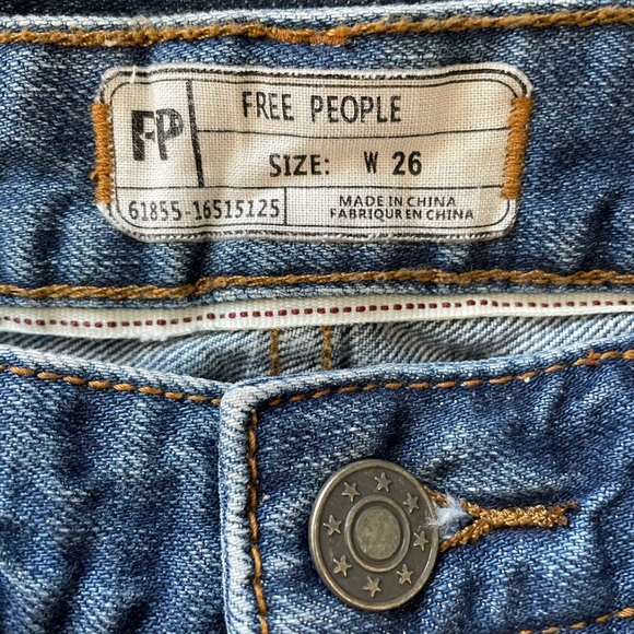 Free People | Rock Denim Uptown Short in Harbor - Picture 7 of 11